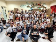 Alunos recebem Marcus Araújo para falar sobre o futuro