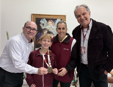 Aluno do Colégio São Luiz é campeão do judô nos JESC
