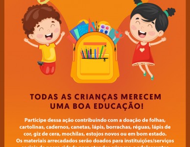 Campanha de material escolar
