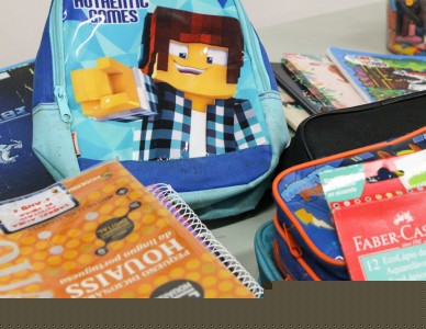 Campanha solidária de material escolar 2024