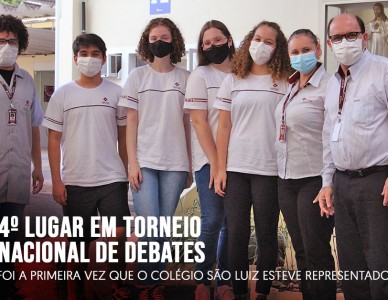 Estudantes alcançam o 4º lugar em torneio nacional de debate
