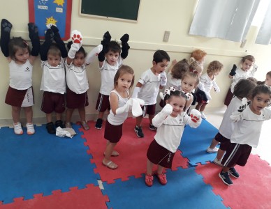 Imitando a pegada dos animais