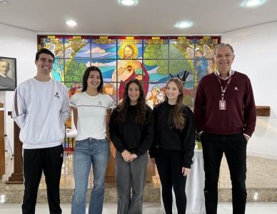 Intercambistas do São Luiz embarcam rumo à Itália