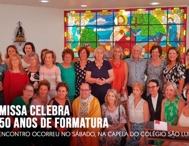 Missa celebra 50 anos de formatura
