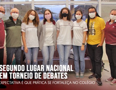  Segundo lugar nacional em torneio de debates