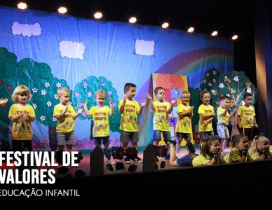 Turmas da Ed. Infantil se apresentam no Festival de Valores 