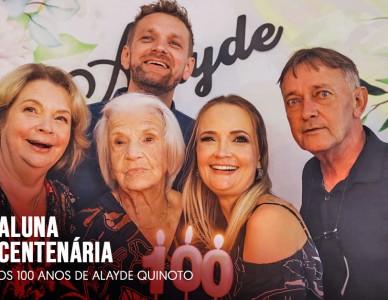 Aluna centenária: os 100 anos de Alayde Quinoto
