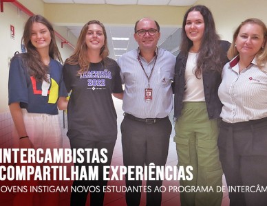 Intercambistas do Colégio São Luiz compartilham experiências