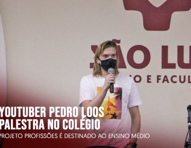 Projeto Profissões recebe o Youtuber Pedro Loos